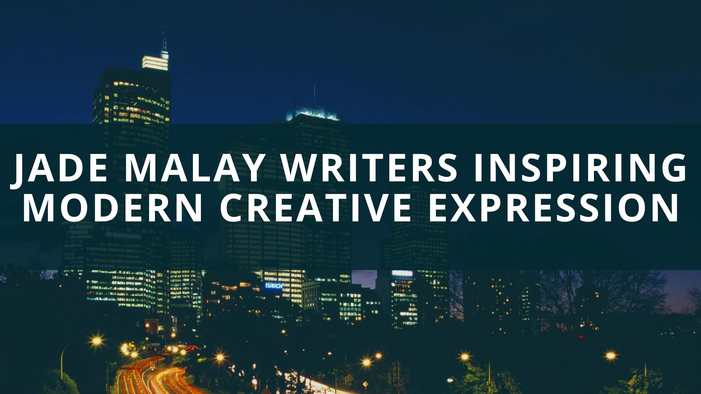 Jade Malay Writers Inspiring Modern Creative Expression