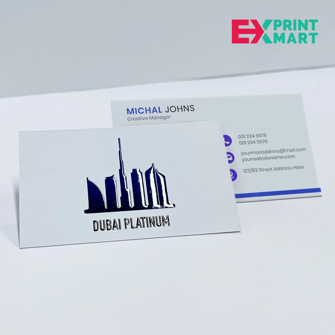The Shining Edge of Professionalism: UV Coated Business Cards in Dubai