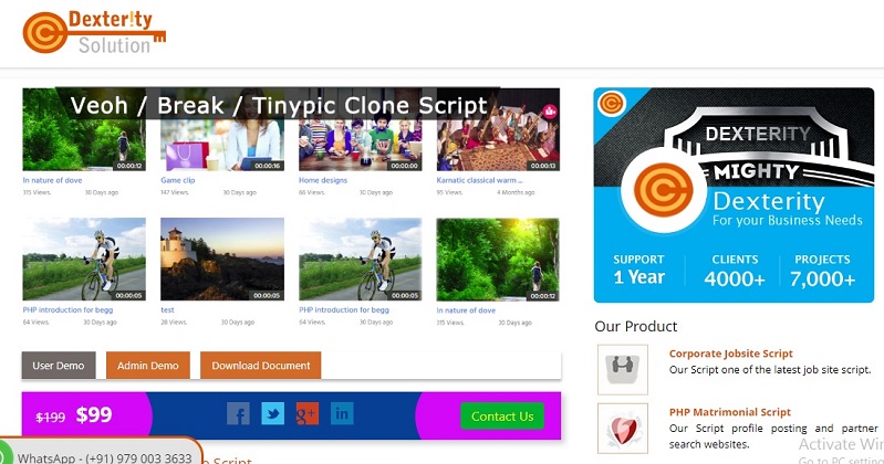 Youtube Clone Script | Video streaming php script