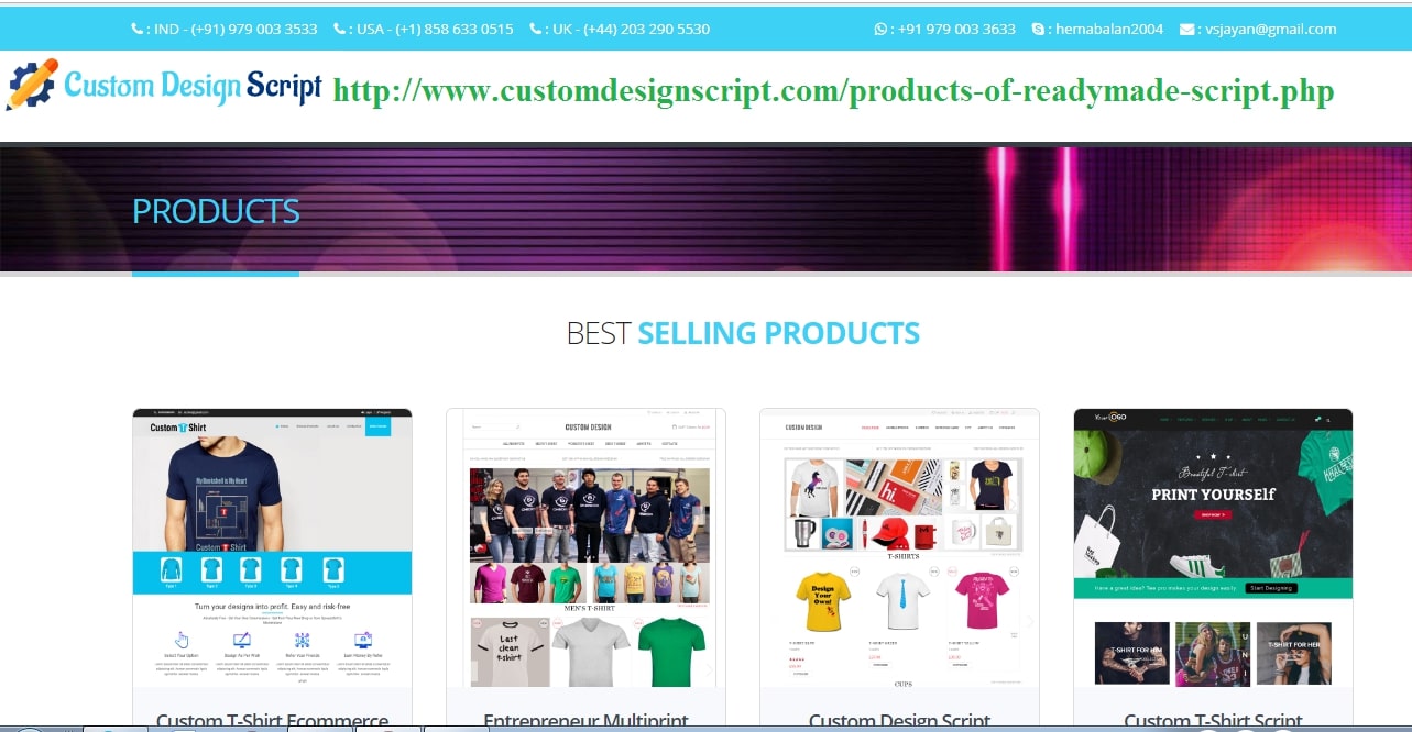 Custom T-Shirt Design Software - Custom mug Design Script