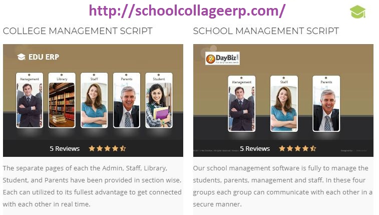 School College ERP software | PHP education management system