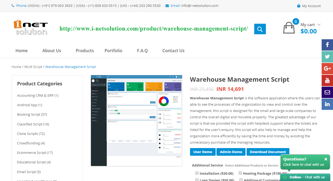 Warehouse Management Script - Inventory Management script