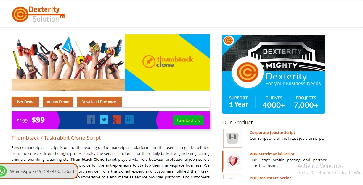 Taskrabbit Clone Script | Marketplace software | Peer to Peer Marketplace script