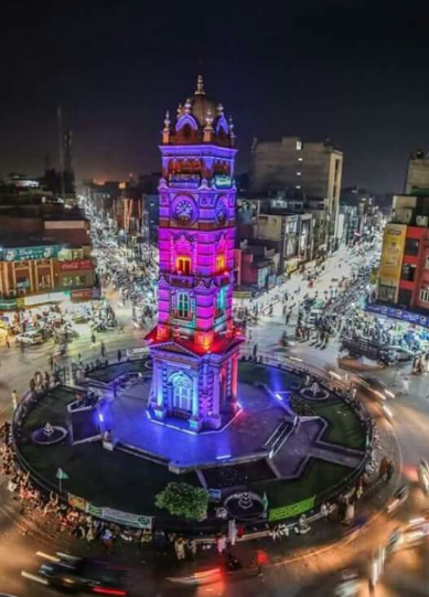 Clock Tower Faisalabad A Symbol of Historical Significance