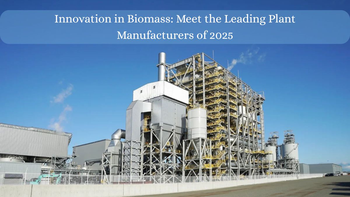 Innovation in Biomass: Meet the Leading Plant Manufacturers of 2025