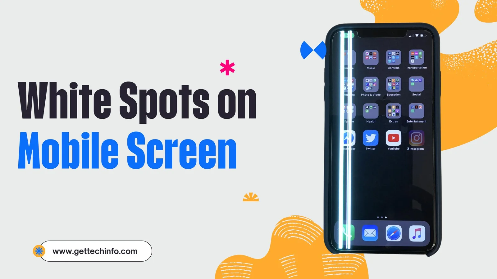 How to Fix White Spots on Phone Screen