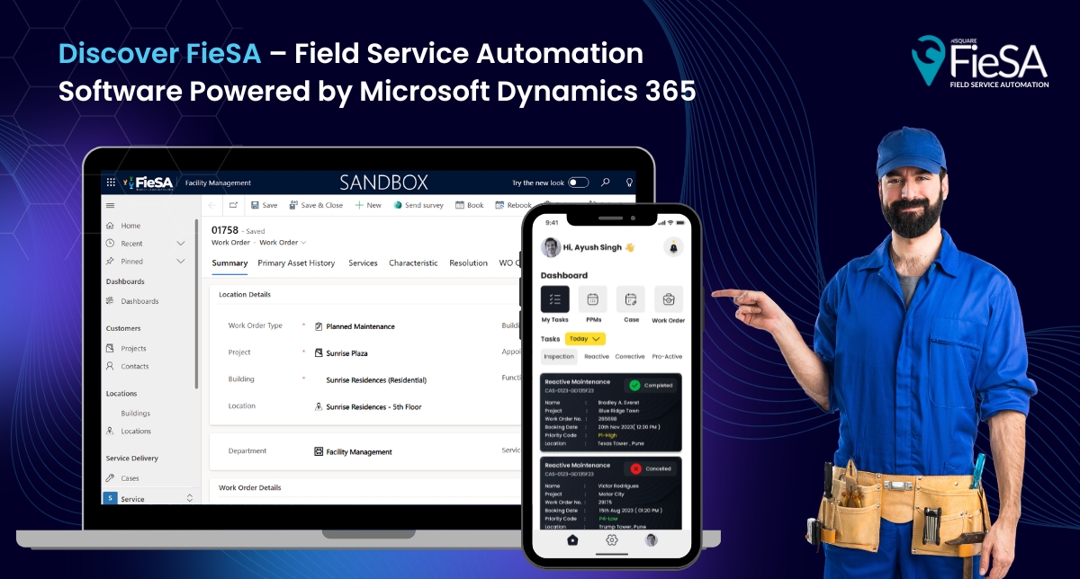 Field Service Software - FieSA with Automation, AI, and IoT