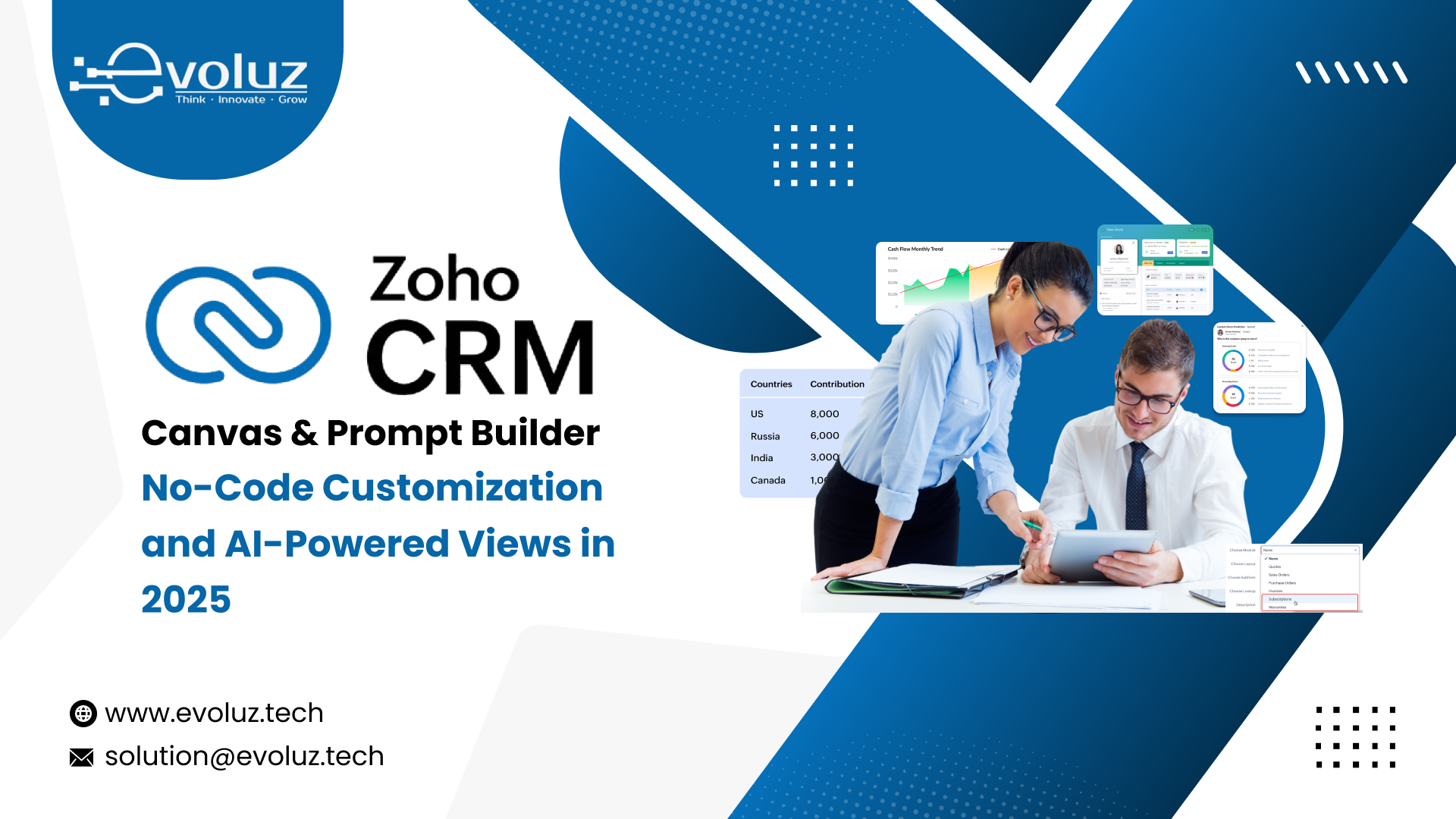 Zoho CRM Canvas & Prompt Builder: No-Code Customization and AI-Powered Views in 2025   