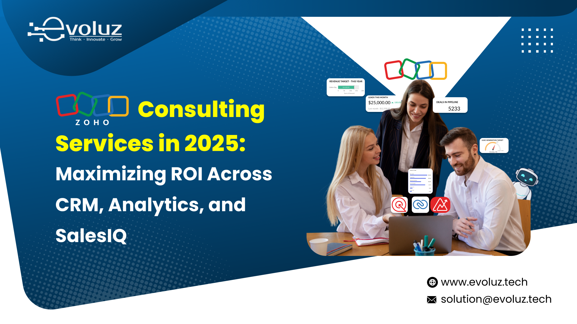  Zoho Consulting Services in 2025: Maximizing ROI Across CRM, Analytics, and SalesIQ   