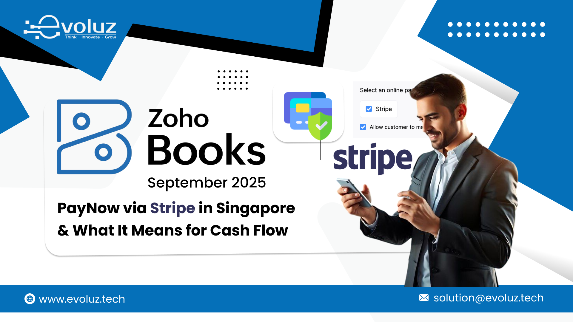  Zoho Books September 2025: PayNow via Stripe in Singapore & What It Means for Cash Flow   