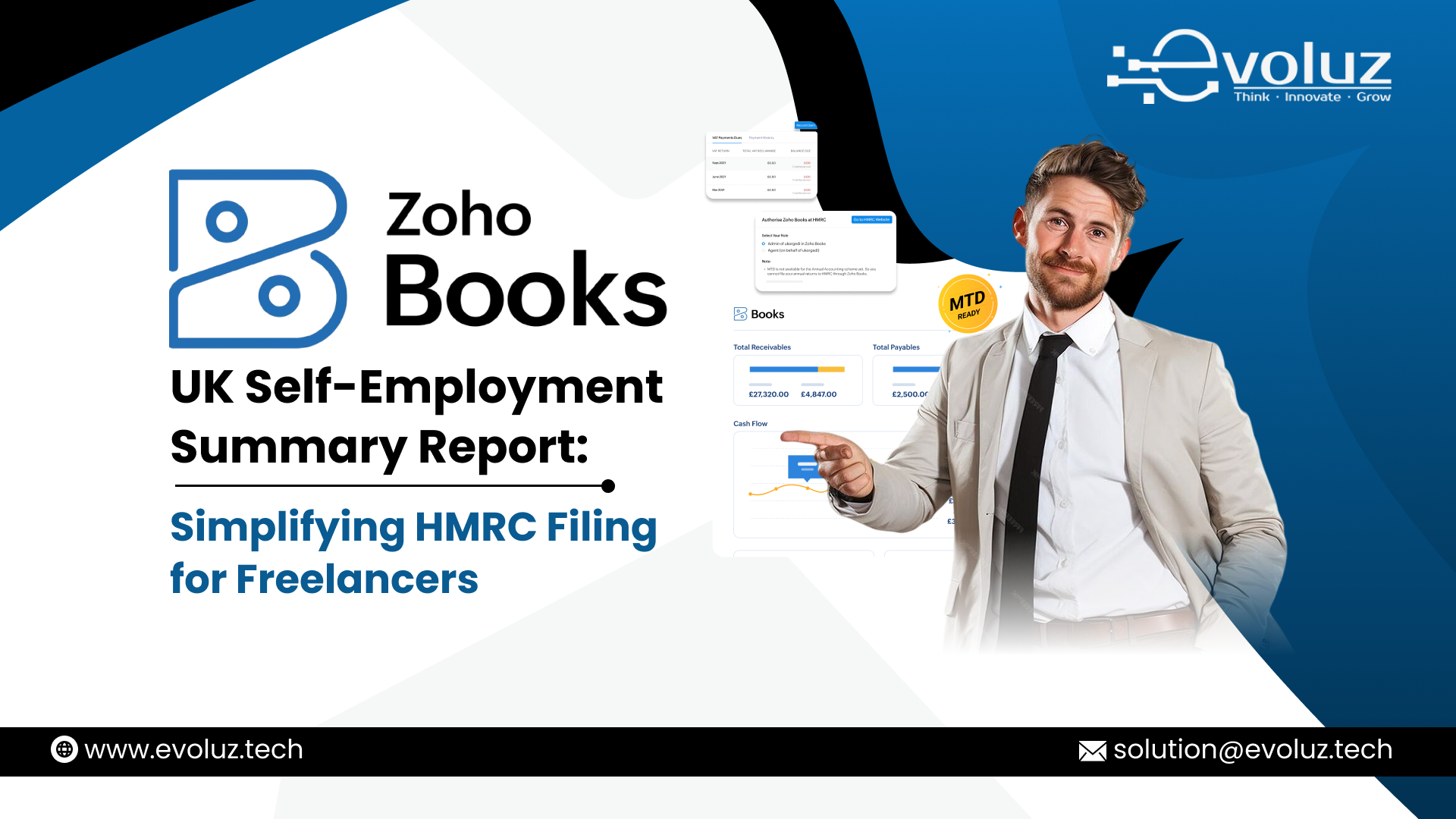Zoho Books UK Self-Employment Summary Report: Simplifying HMRC Filing for Freelancers  