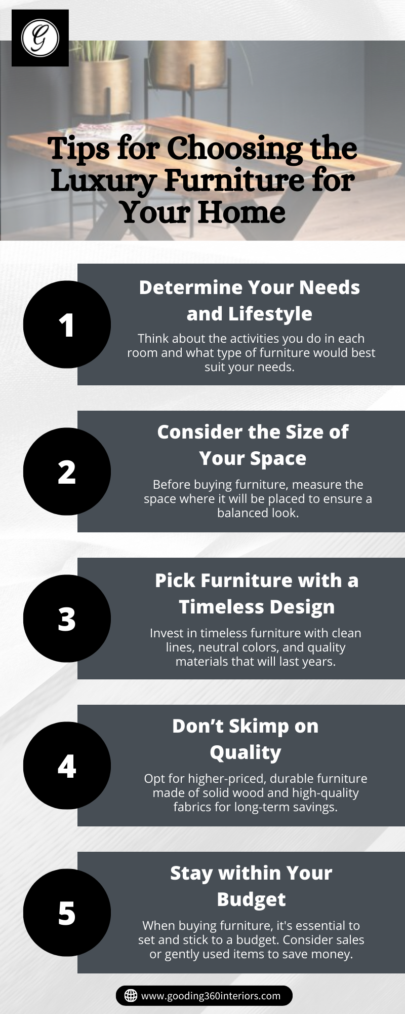 Tips for Choosing the Luxury Furniture for Your Home