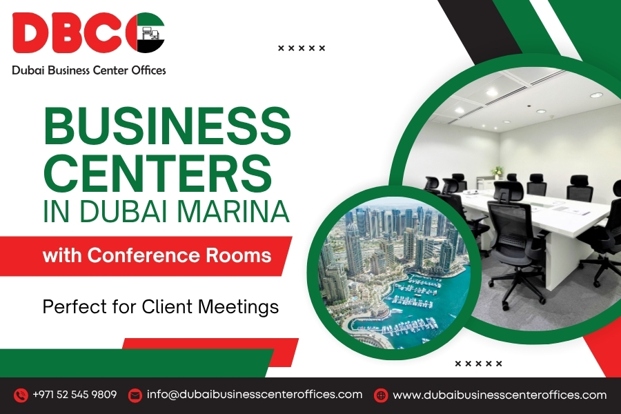 Business Centers in Dubai Marina with Conference Rooms – Perfect for Client Meetings