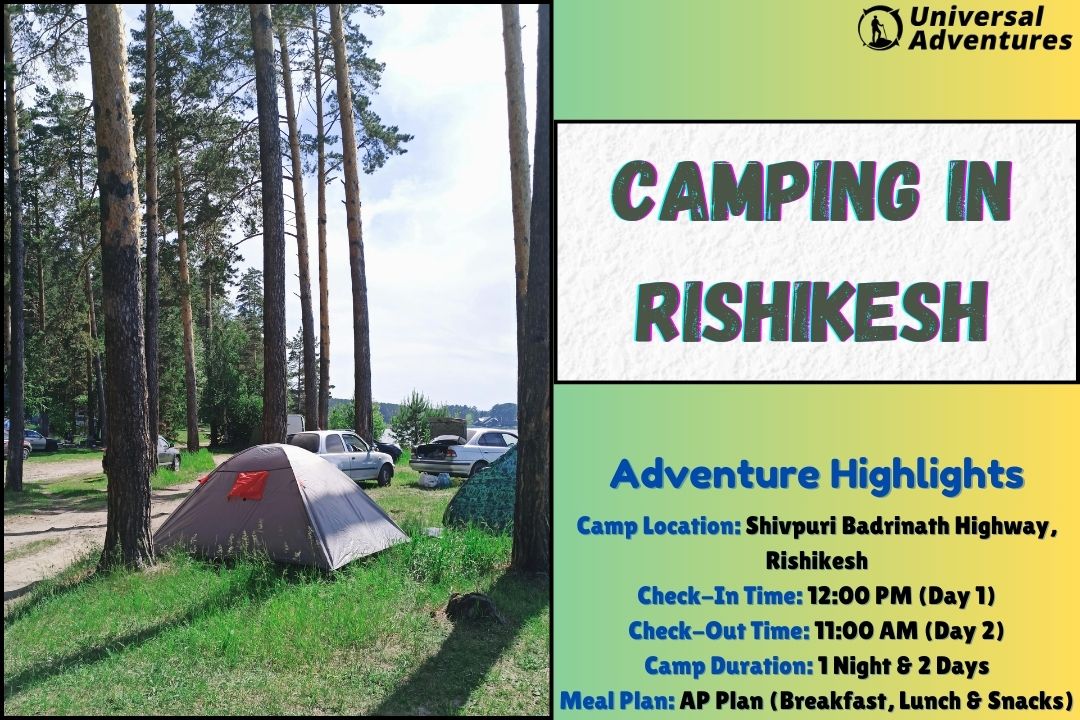 Riverside Bliss: Camping in Rishikesh & Starry Skies