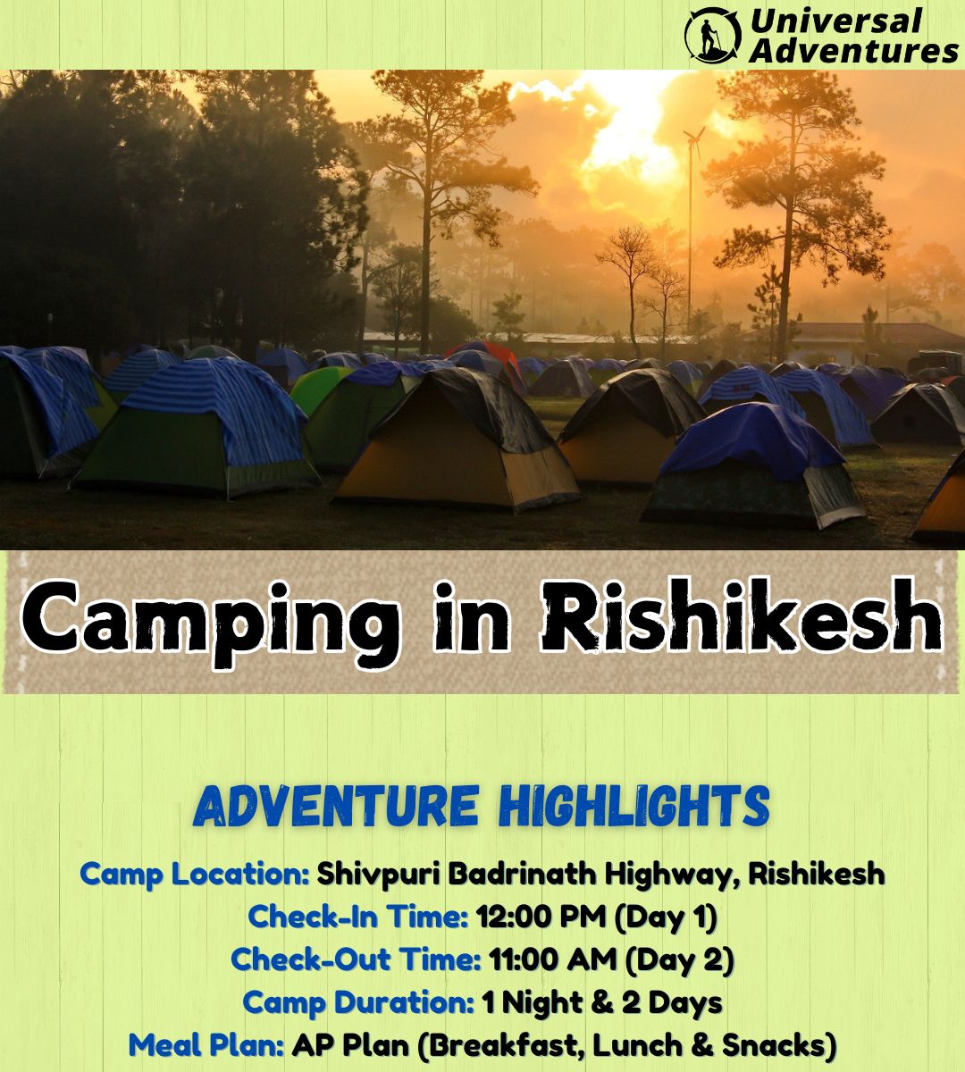 Camping in Rishikesh: End the Year With Peace and Adventure!