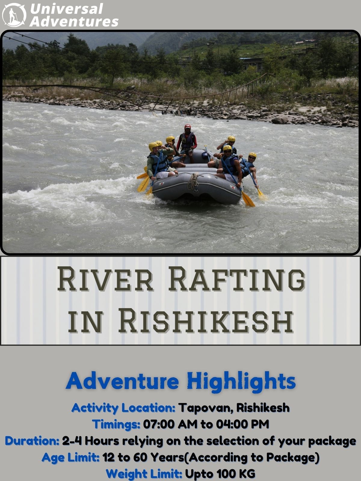 Feel the Rush for River Rafting in Rishikesh