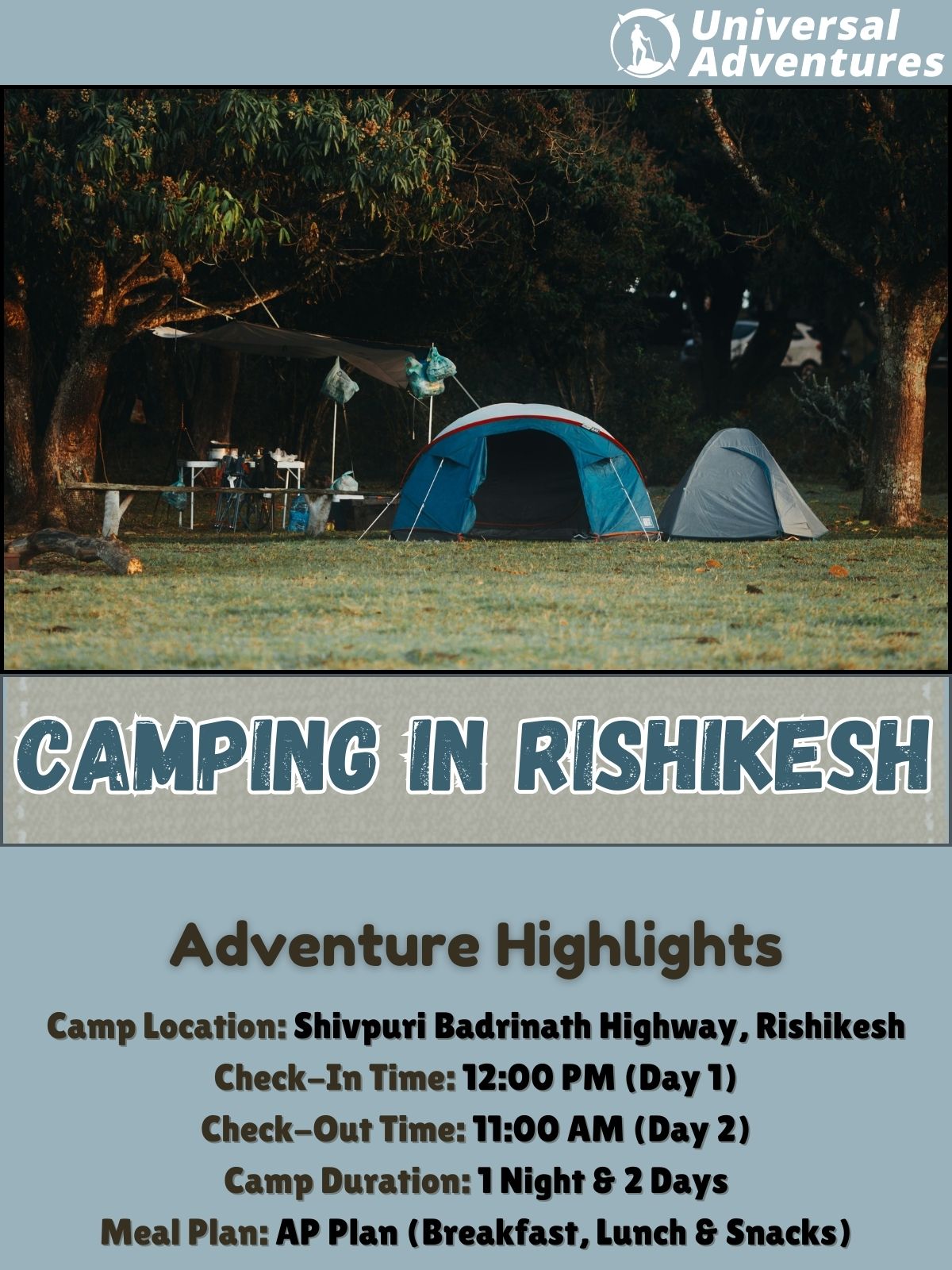 Camping in Rishikesh: New to the Thrill?