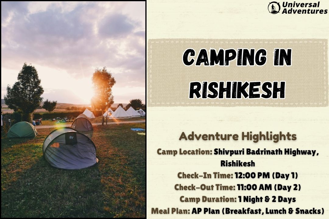 Camping in Rishikesh: Kickstart the Year with a Calming Adventure!