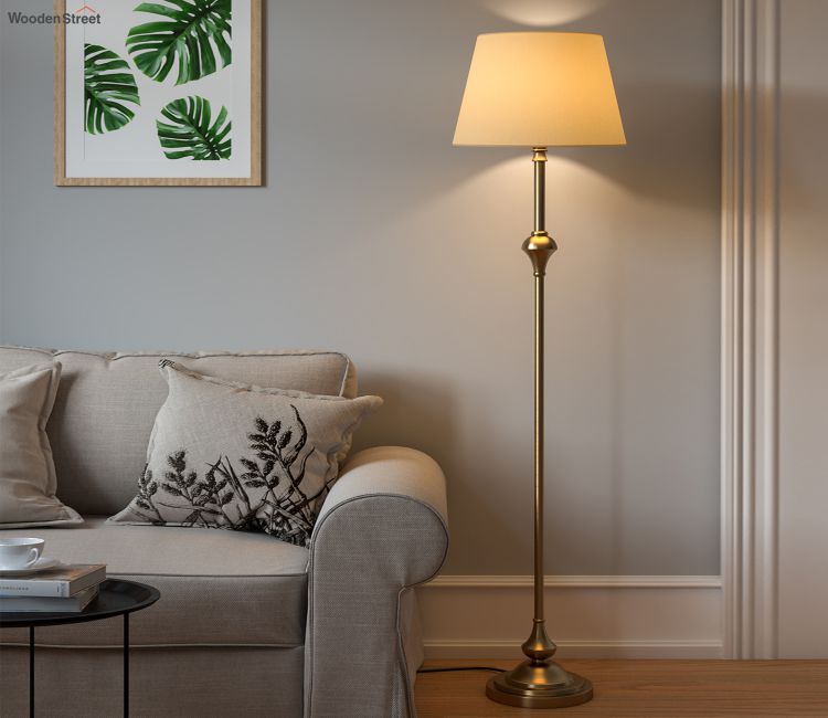 Illuminate Your Space with Stylish Floor Lamps from Wooden Street