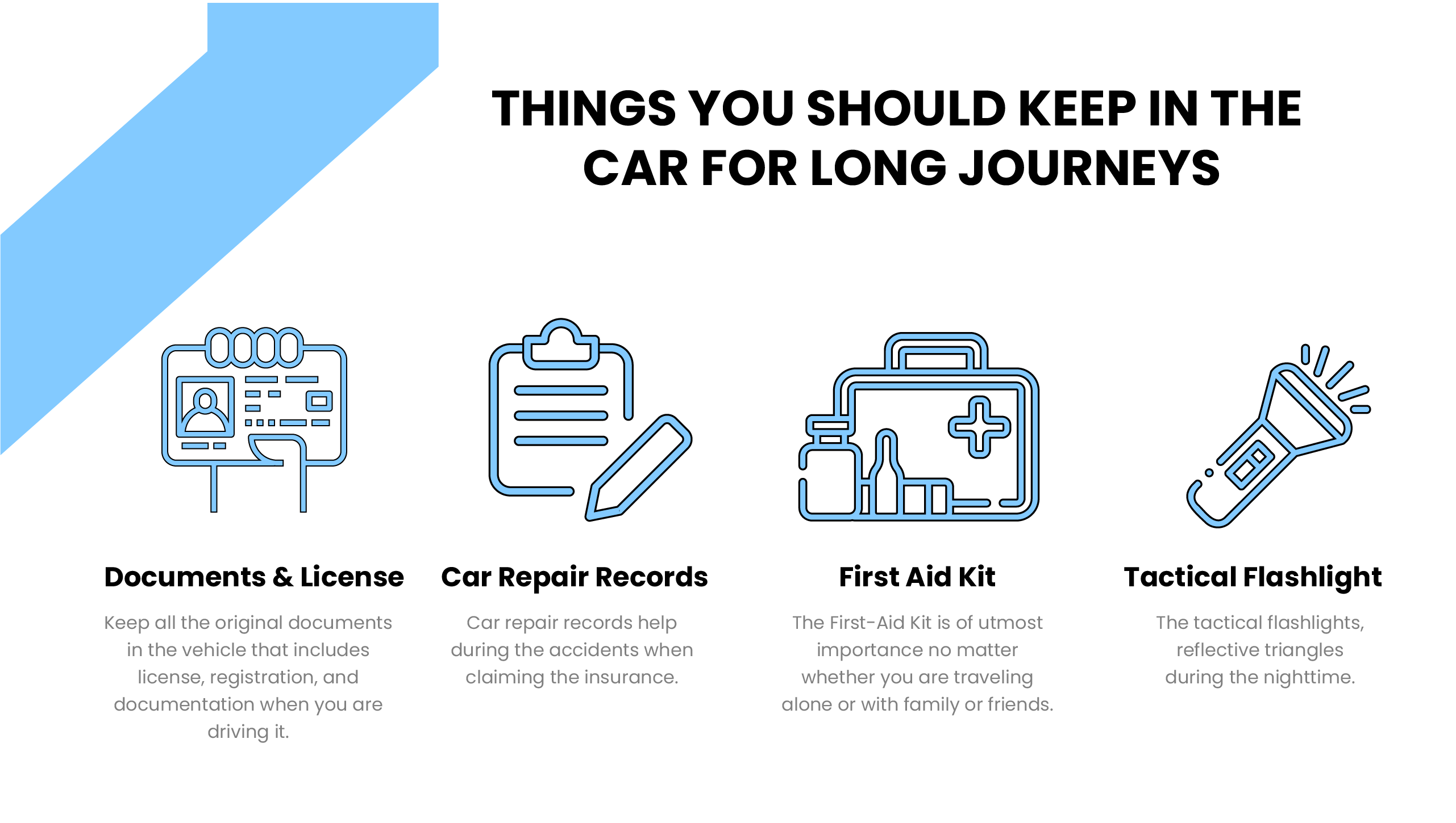 Things you should keep in the Car | Auto dealer Locator