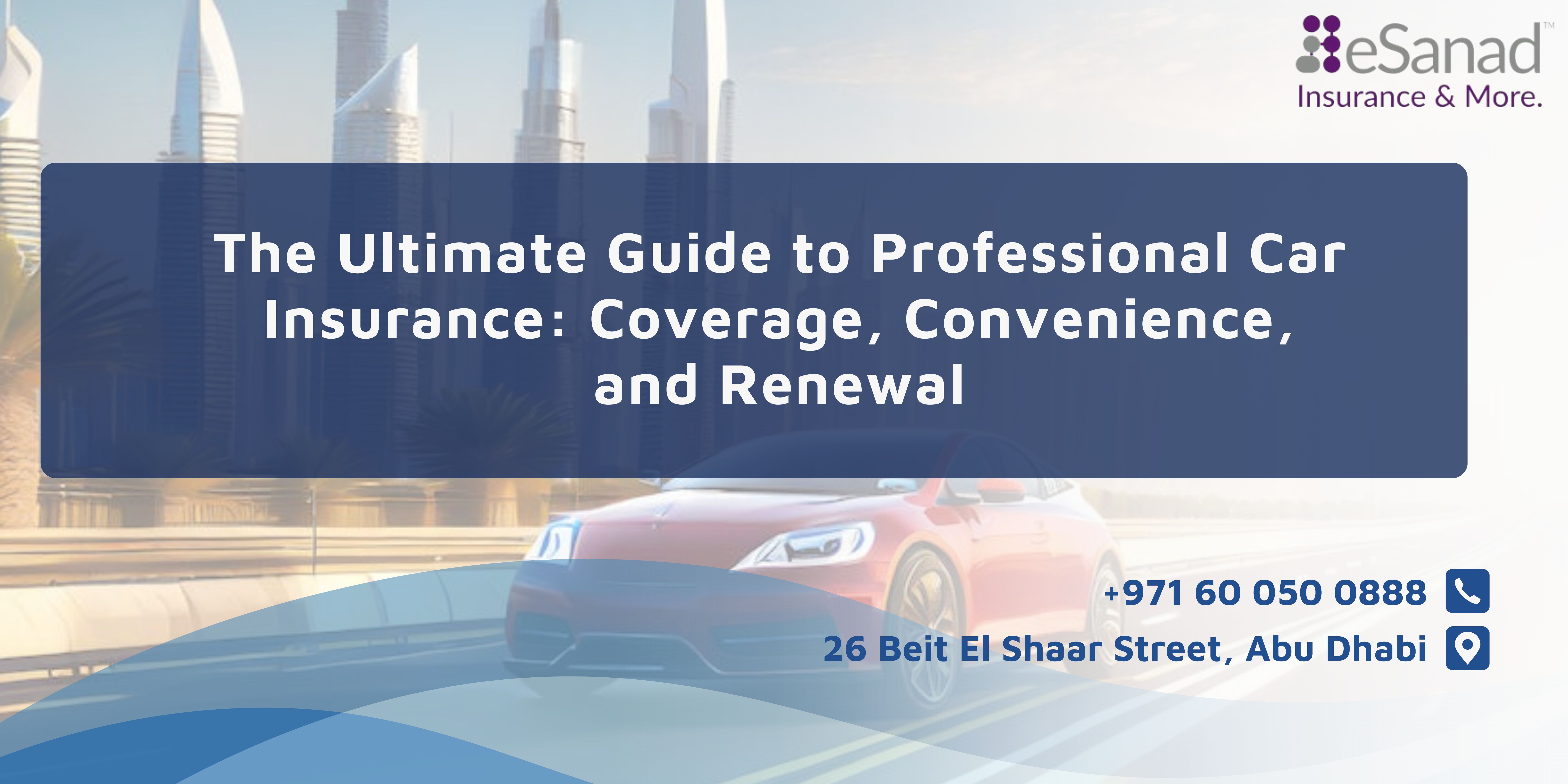 The Ultimate Guide to Professional Car Insurance: Coverage, Convenience, and Renewal