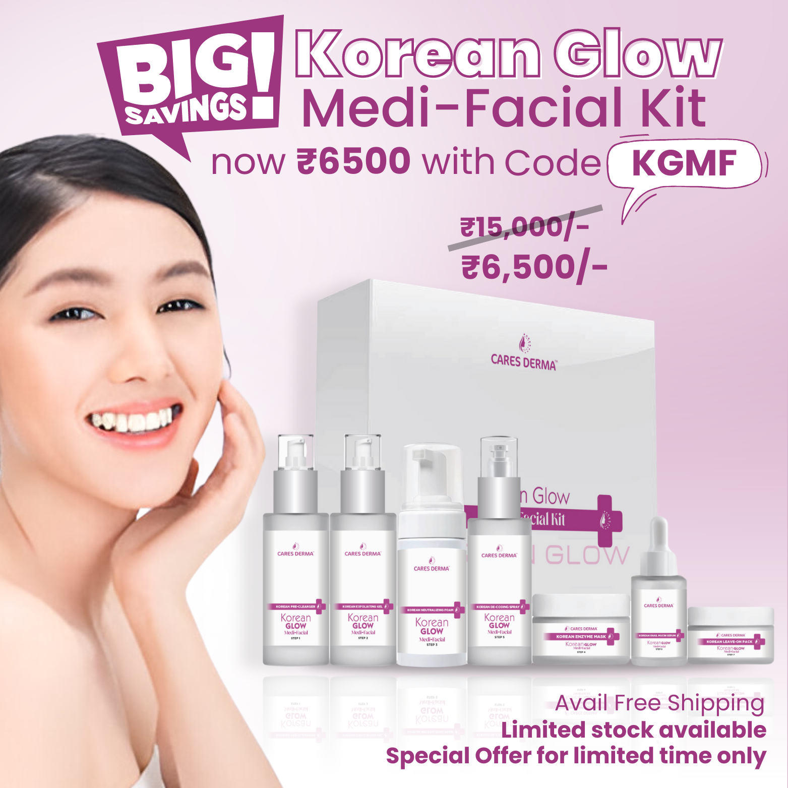Achieve Radiant Skin with Cares Derma's Korean Exfoliating Gel and Facial Kit