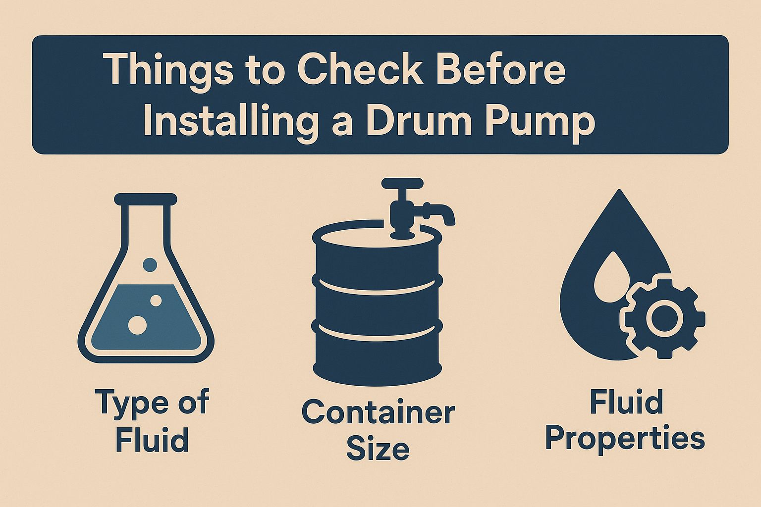 Things to Check Before Installing a Drum Pump