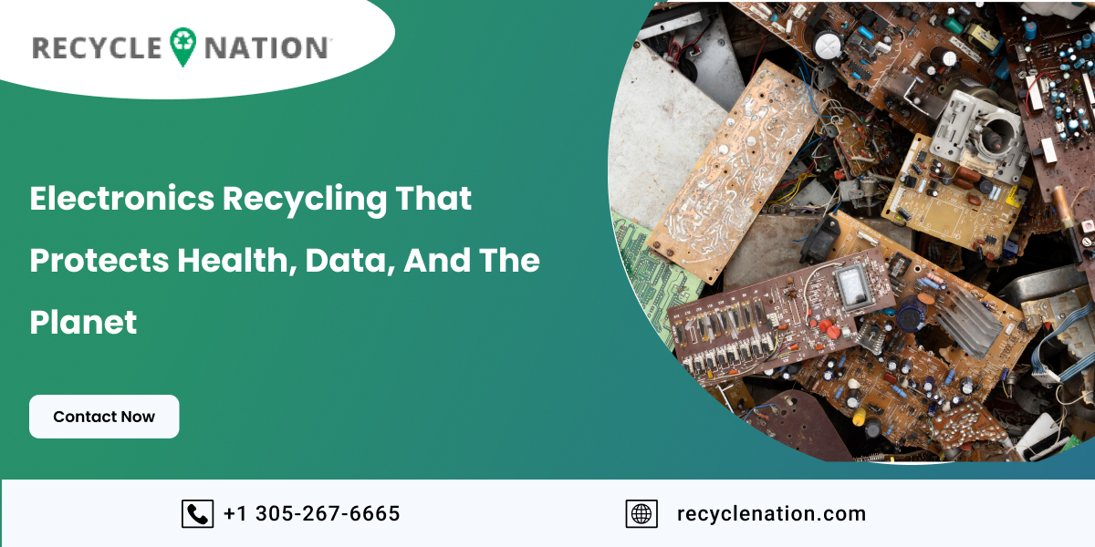 Electronics Recycling That Protects Health, Data, and the Planet