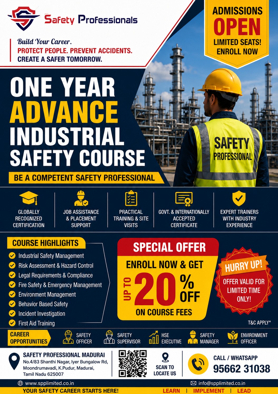 Safety Courses with Placement Support: Build a Successful Career in Occupational Health and Safety