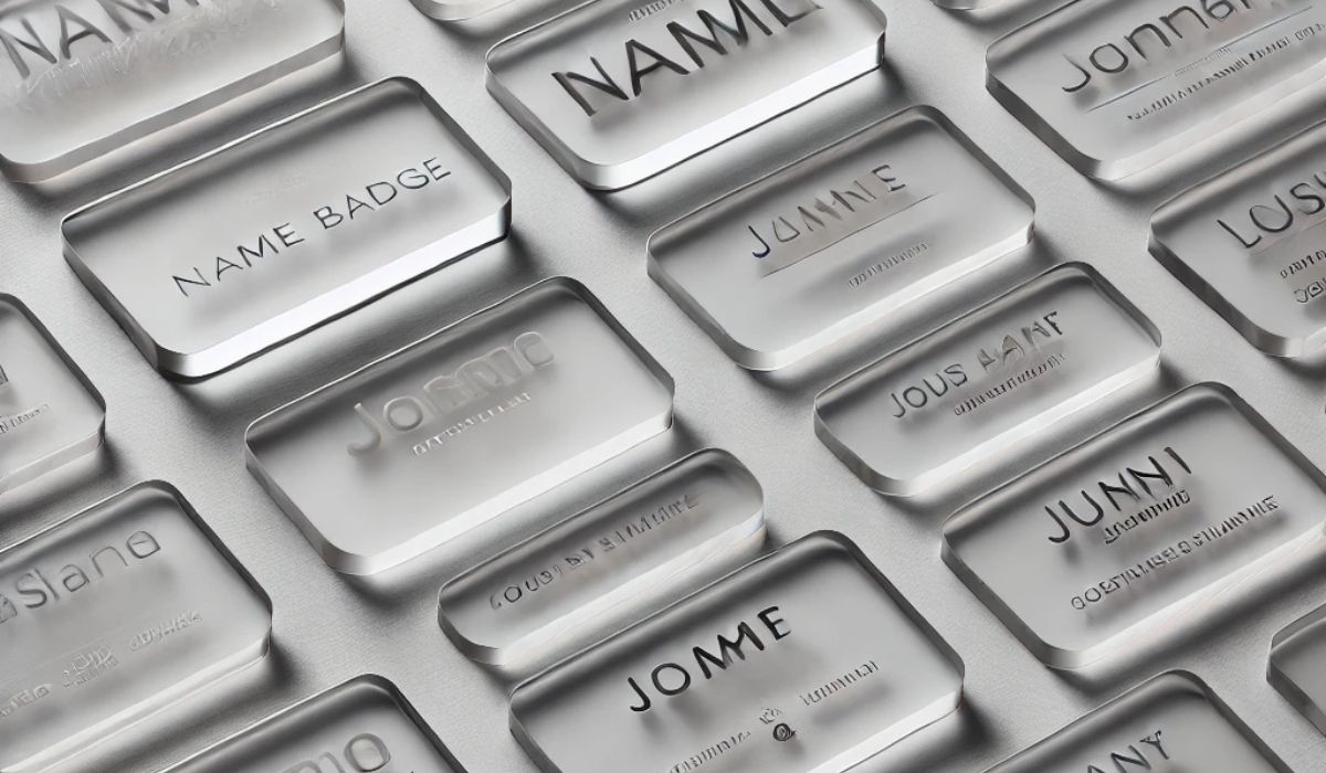 What Are Acrylic Name Badges?