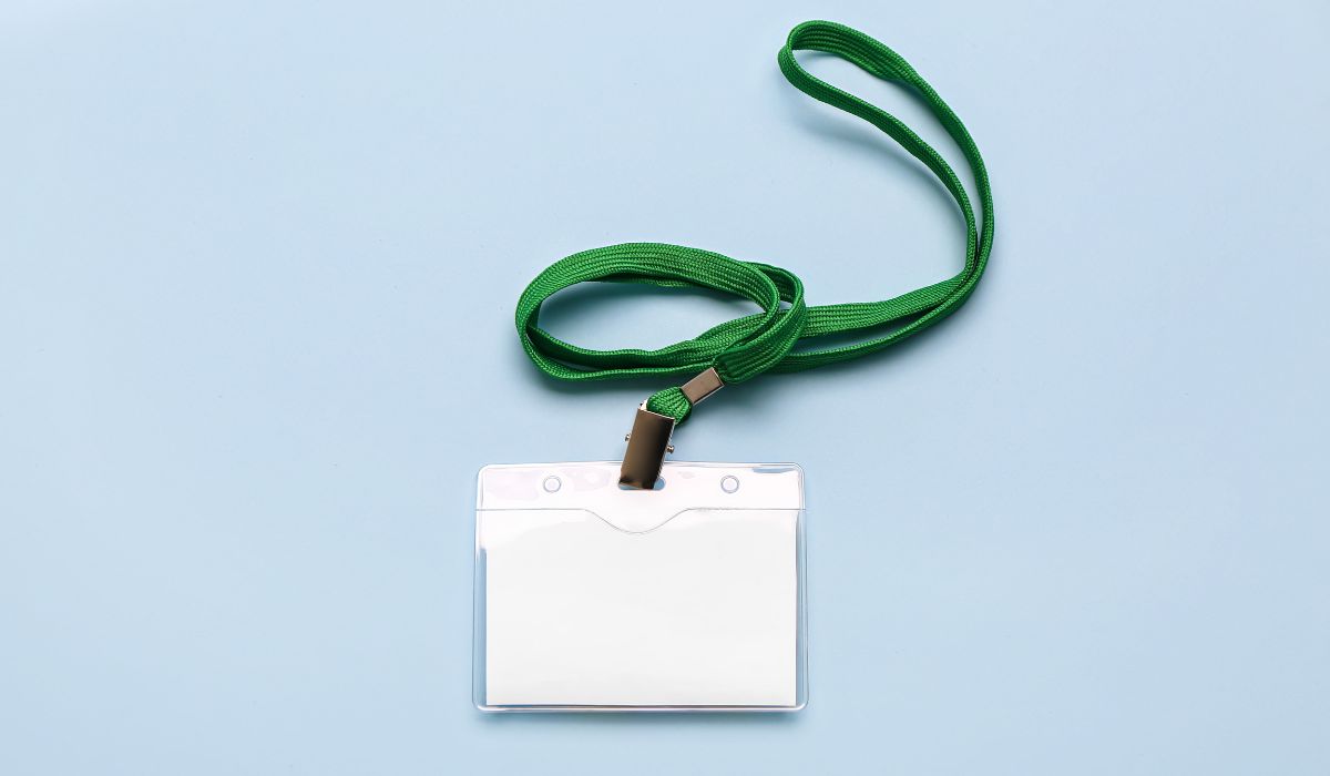 What is the Standard Name Badge Size?
