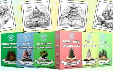 World Inside The Book V1 Coloring Pack (PLR) Review - 2025