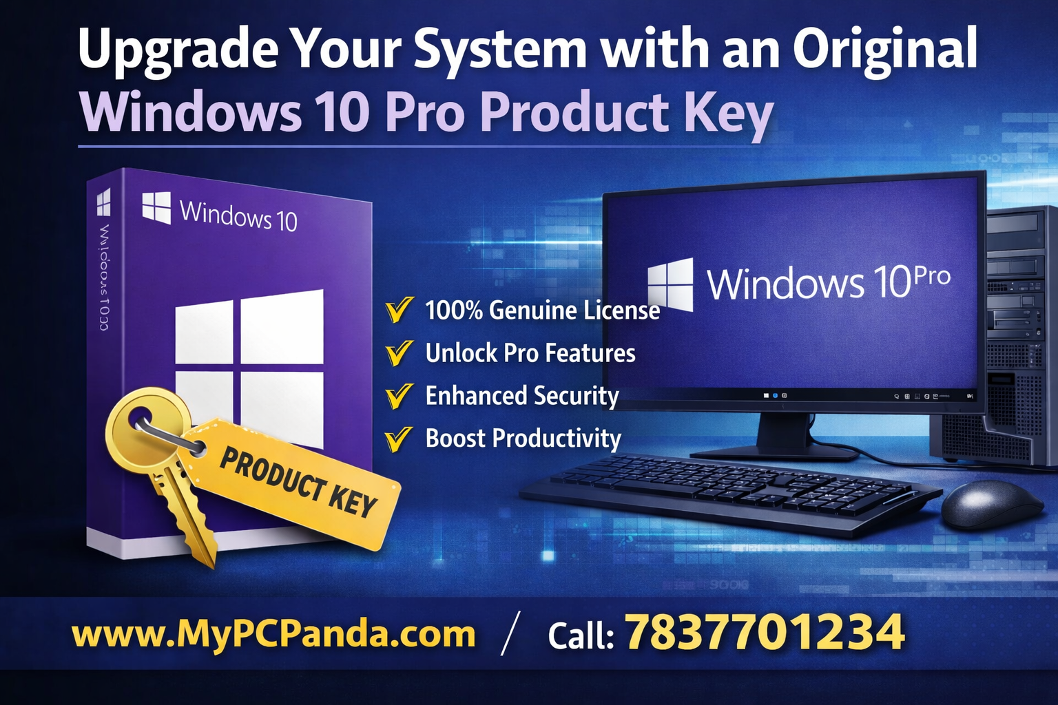 Upgrade Your System with an Original Windows 10 Pro Product Key