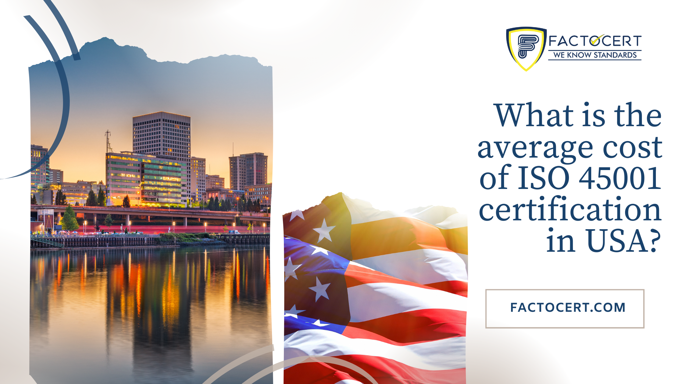 What is the average cost of ISO 45001 certification in USA?