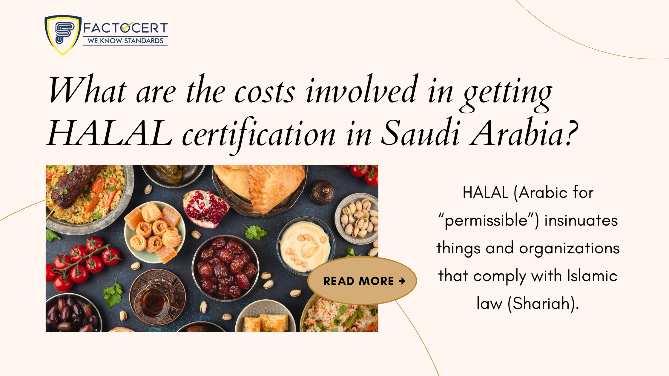 What are the costs involved in getting HALAL certification in Saudi Arabia?