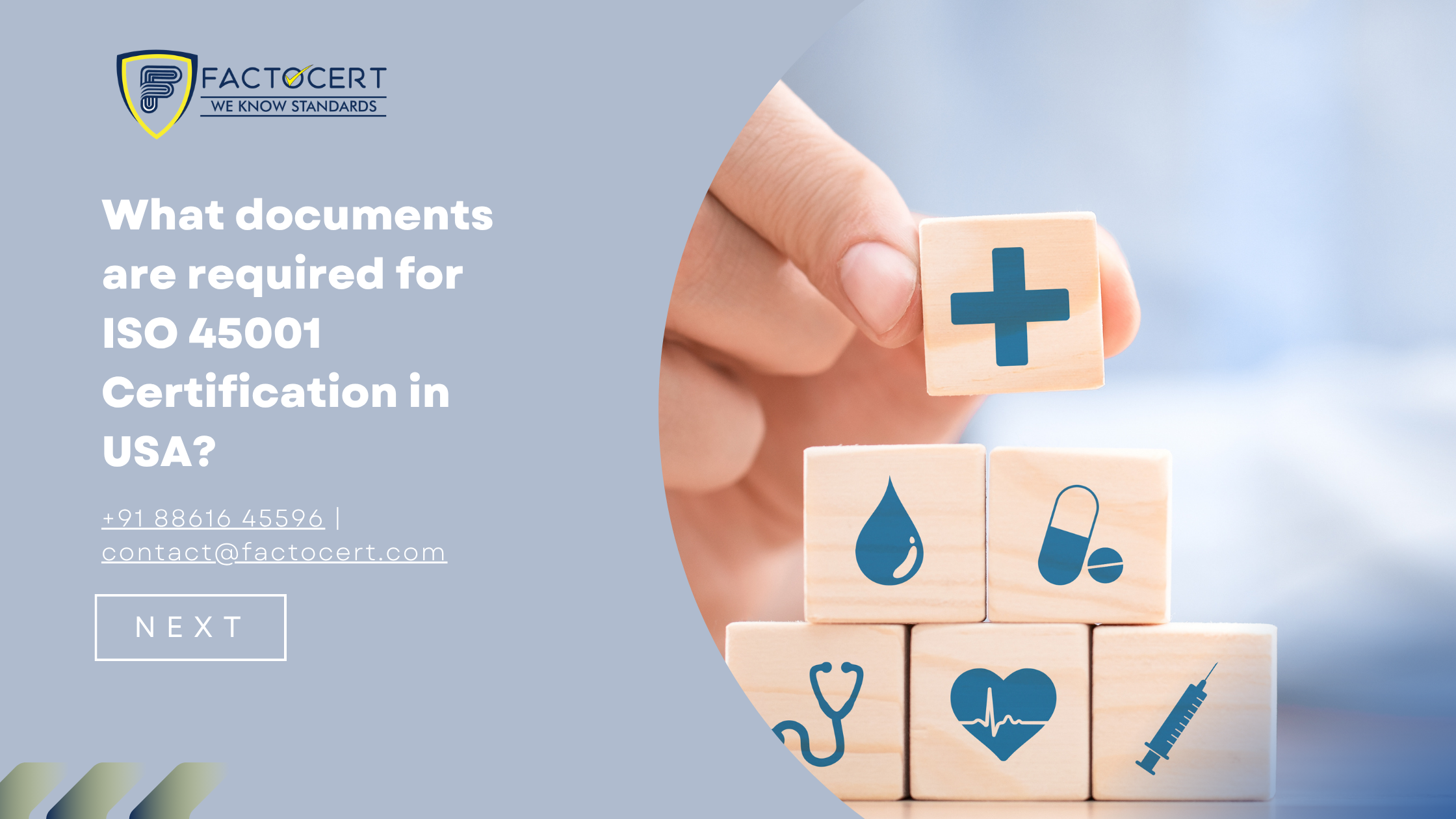What documents are required for ISO 45001 Certification in USA?