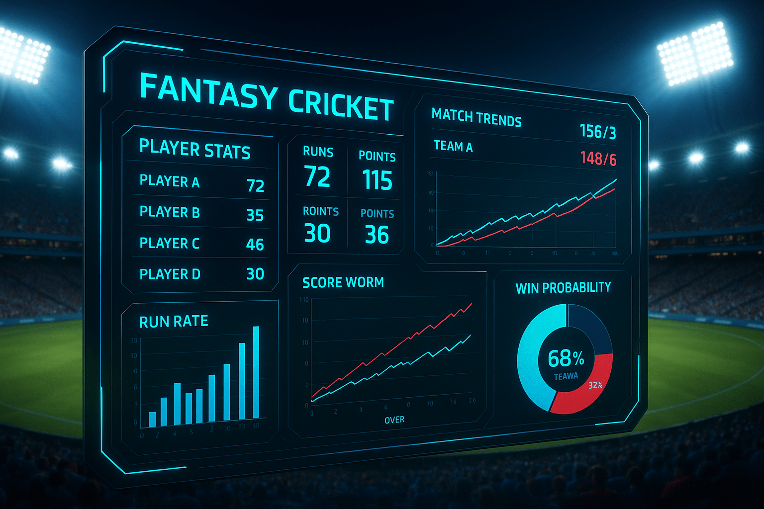 Fantasy Cricket Analytics: Using Stats & Trends to Win More Games