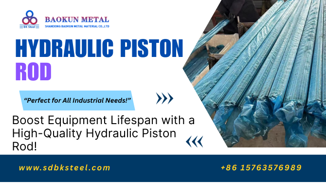  Boost Equipment Lifespan with a High-Quality Hydraulic Piston Rod!