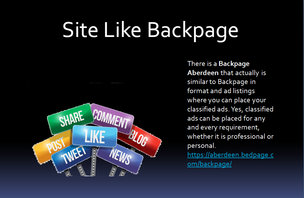 Backpage Aberdeen|| Alternative to backpage.