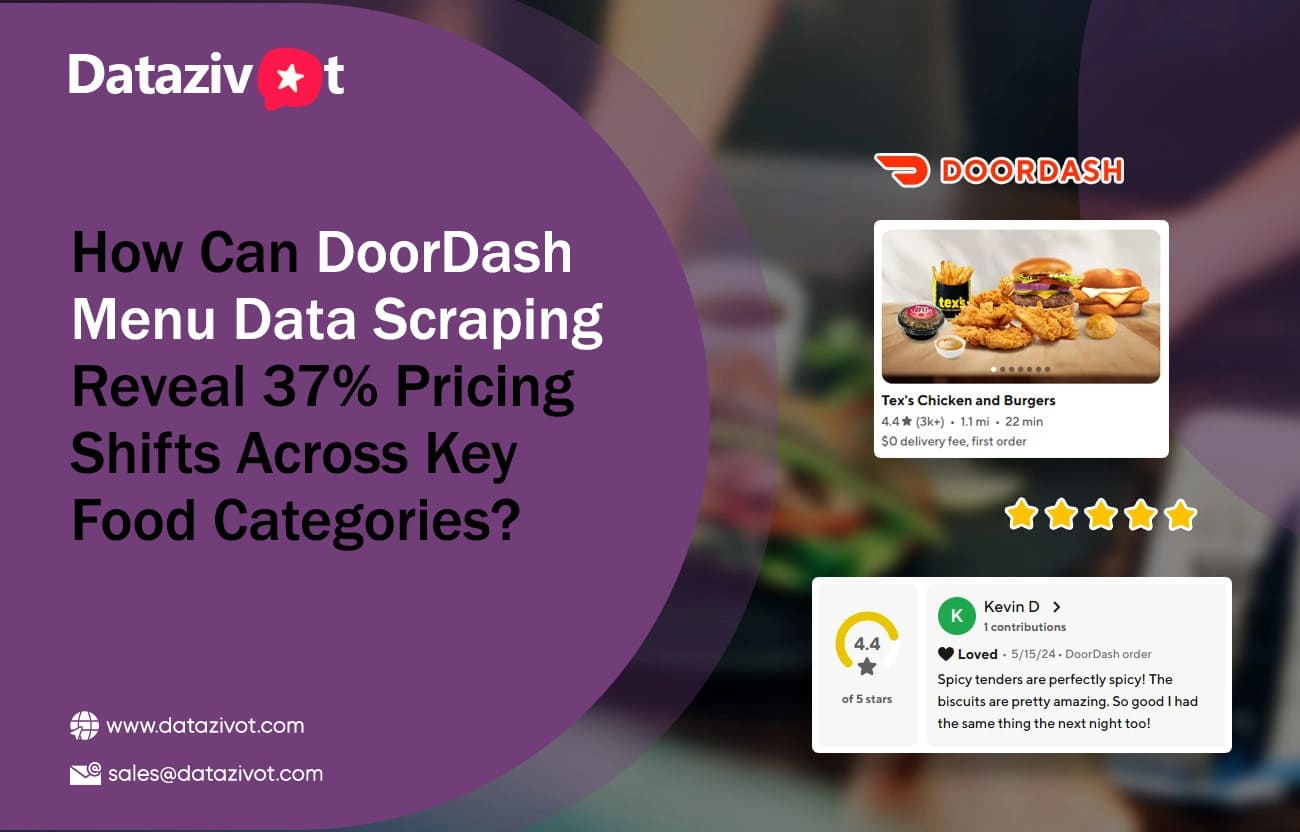 Insights from DoorDash Menu Data Scraping for Pricing Trends