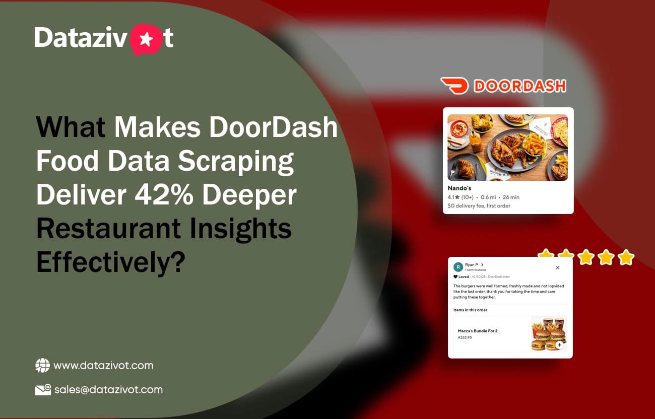 Restaurant Growth via DoorDash Food Data Scraping Methods