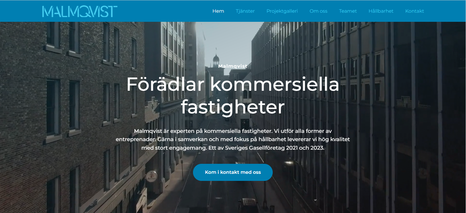 Byggentreprenör i Stockholm | Malmqvist Byggnads