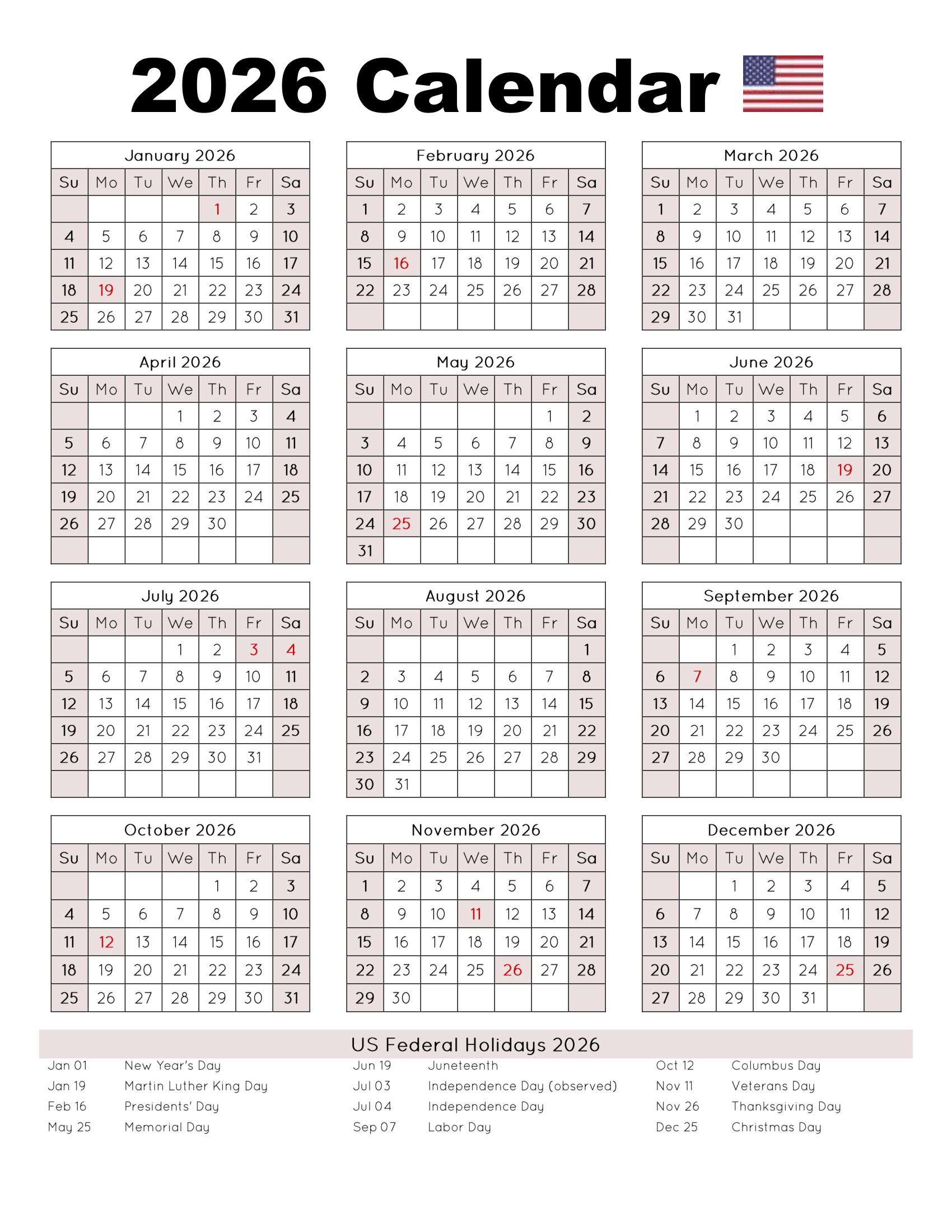 IncreaseYour Business Productivity with Free Printable Calendar