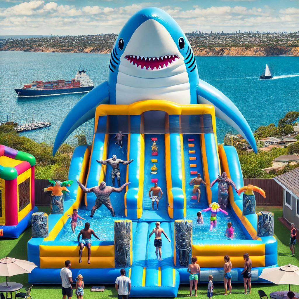 Why San Diego Loves Water Slide Bounce Houses