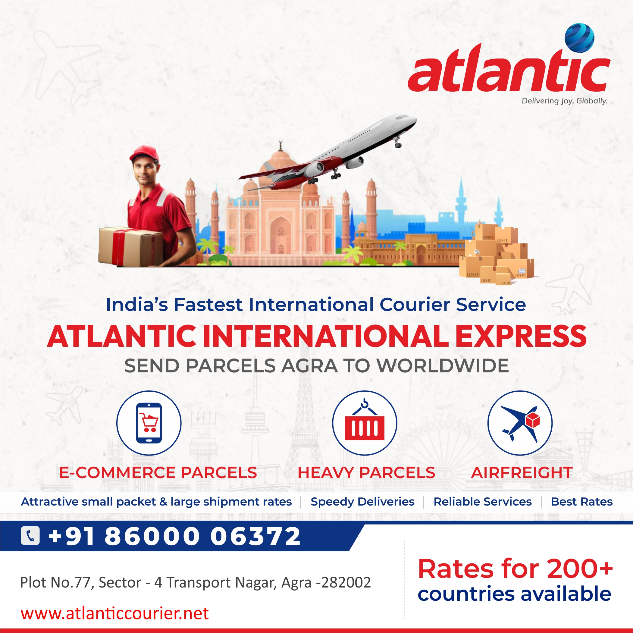 Send Handmade Agra Juttis to Any Country With Atlantic Courier Service