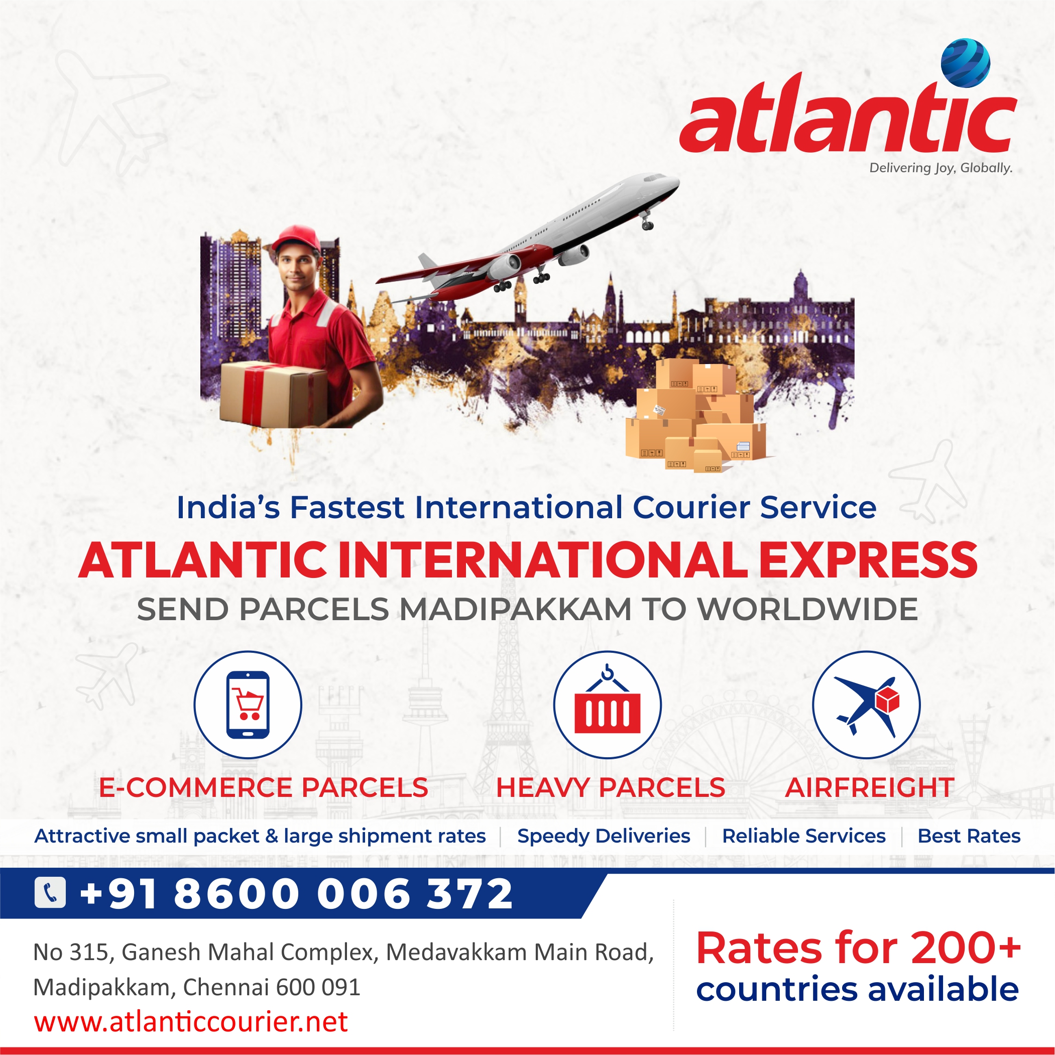 Seamless and Secure Delivery of Compact Furniture and Wall Art Shipments with International Courier Service in Madipakkam