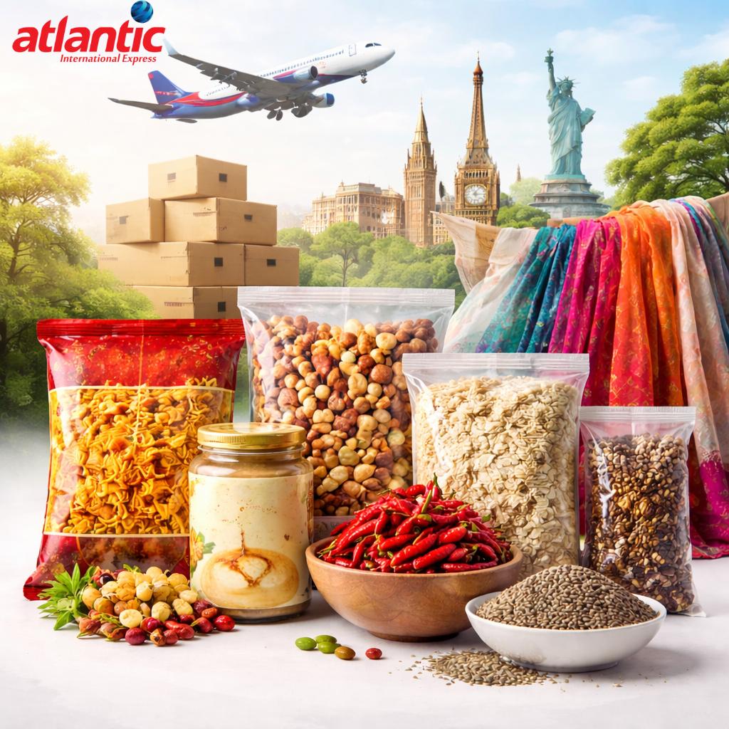 Premium Red Chilli Whole Patna to Abroad with Atlantic Express