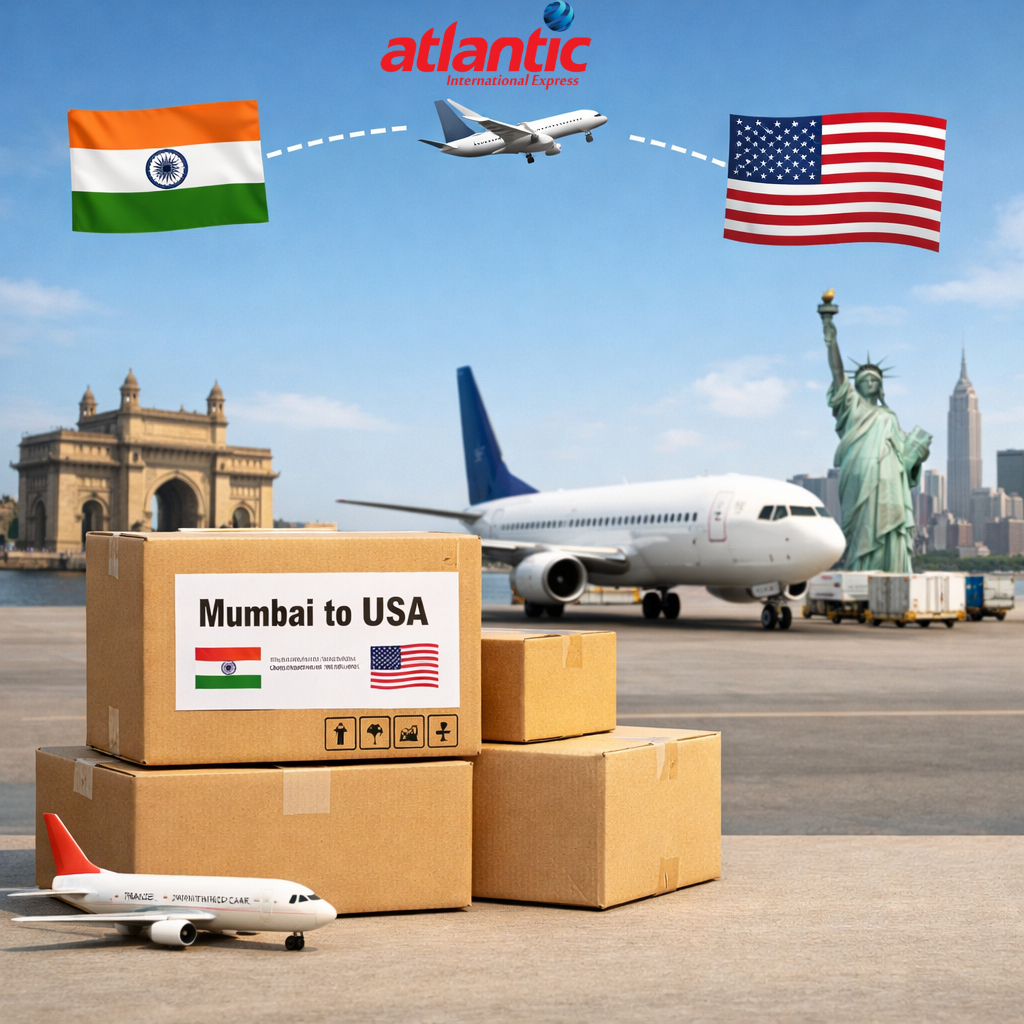 Safe Health Supplements Delivery to the USA from Mumbai with Atlantic Express