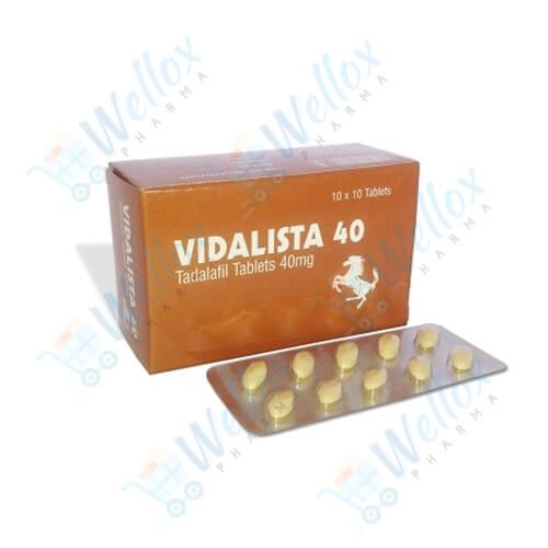 Vidalista 40 | Tadalafil | On Sale