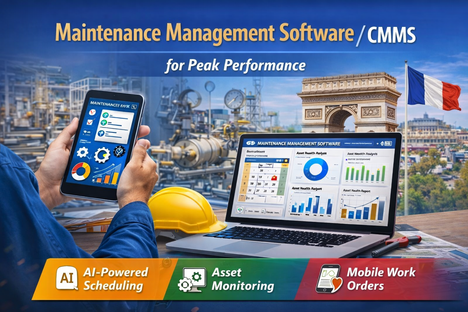 Maintenance Management Software / CMMS France for Peak Performance